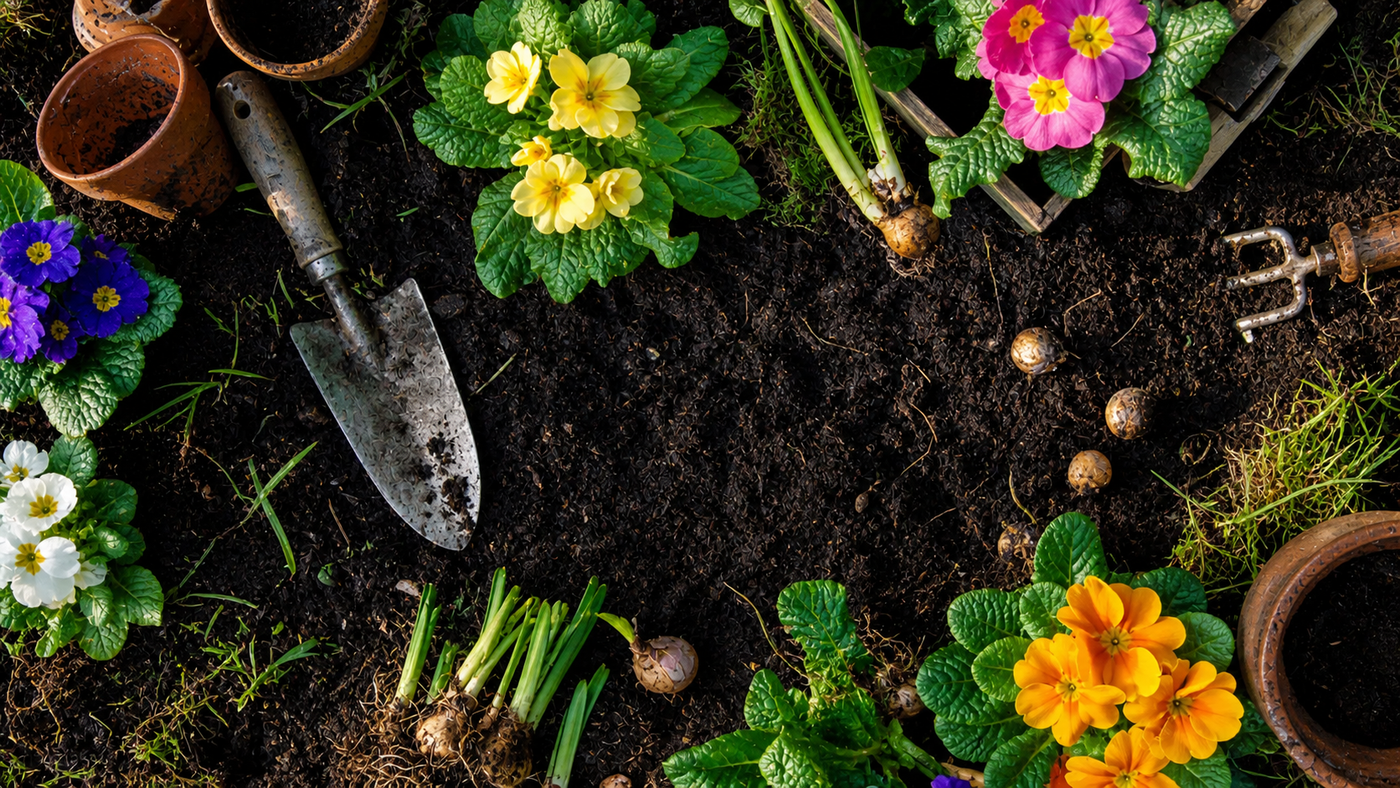 Voorjaar in de tuin!