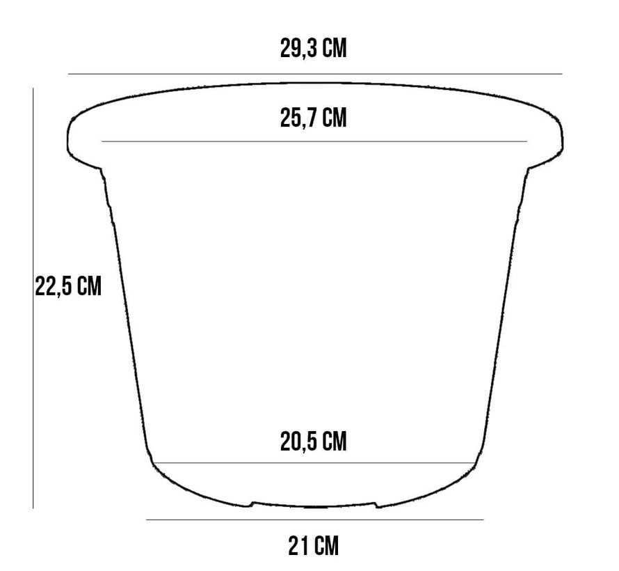 Bloempot Cylindro