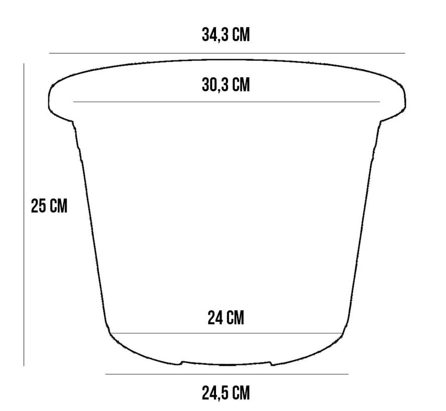 Bloempot Cylindro