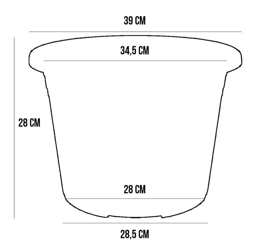 Bloempot Cylindro