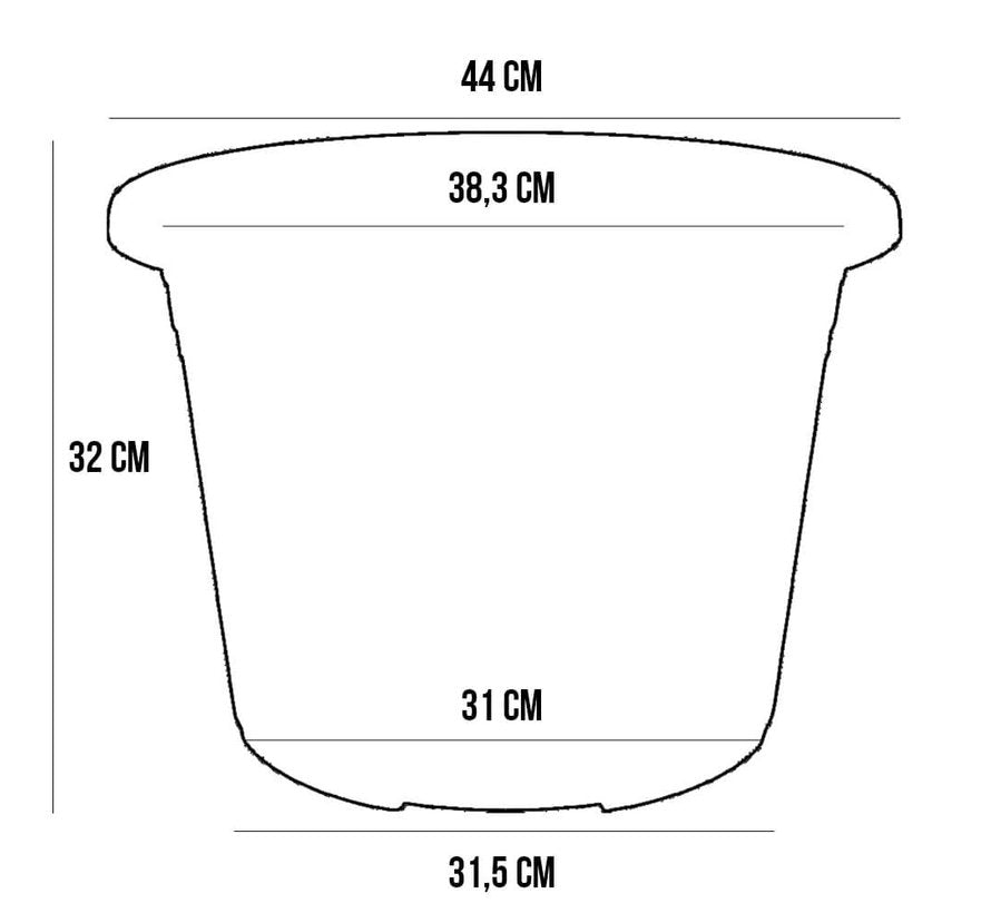 Bloempot Cylindro