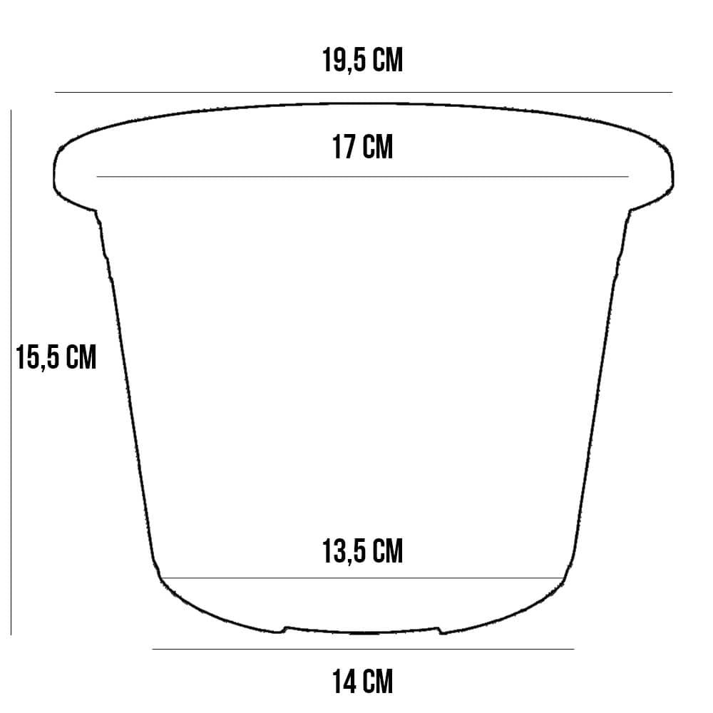 Bloempot Cylindro